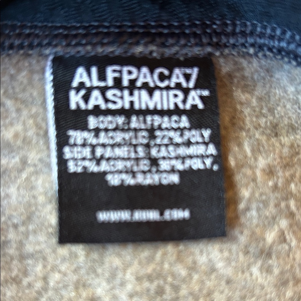 Men's Gray Alpaca fleece Jacket - Picture 12 of 12